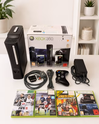 Xbox 360 Elite Jasper 120GB + Giochi