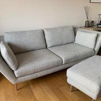 Divano battito d’ali + pouf