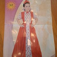 Vestito carnevale Regina di Cuori 6 - 8 anni