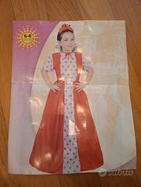 Vestito carnevale Regina di Cuori 6 - 8 anni