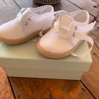 Scarpe espadrillas bambino Pisamonas bianche