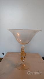 Coppa in Vetro di Murano V. Nason & C. con delfino