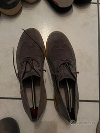 Scarpe uomo camoscio grigio Geox