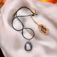 Collana con Pietra Naturale Minerale “Agata Viola”