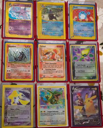 Lotto carte Pokemon