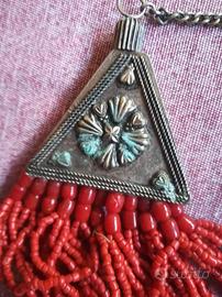 collana corallo atigianale 