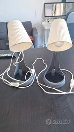 lampade abatjour coppia