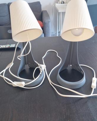 lampade abatjour coppia