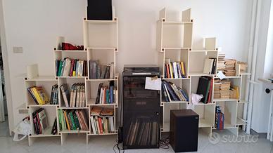 2 librerie componibili a cubi (100 euro)