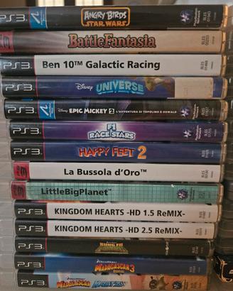collezione giochi bimbi ps3 originali