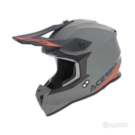 Casco Off Road linear verde arancione