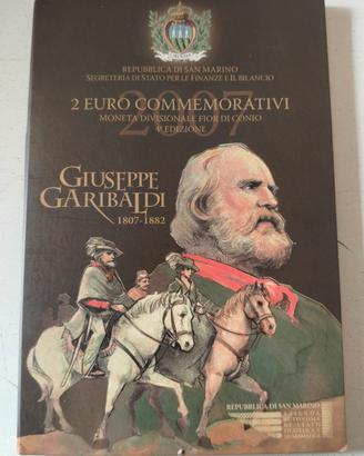 2 Euro San Marino 2007 Giuseppe Garibaldi - Folder