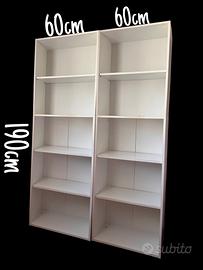 Due librerie 190x28x60cm
