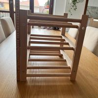 Porta bottiglie in legno Ikea