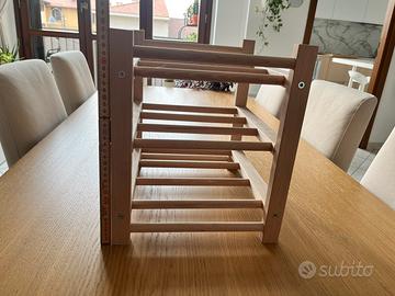 Porta bottiglie in legno Ikea