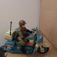 Modellino sidecar militare plastica
