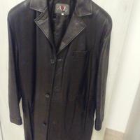 Giacca lunga uomo in vera pelle 