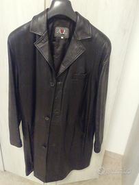 Giacca lunga uomo in vera pelle 