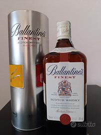 Ballantine's finest scotch whisky con tubo latta