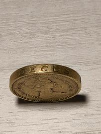 💎 Moneta One Pound con errore di stampa