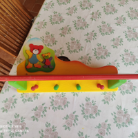 Mensole legno colorate per cameretta bambini