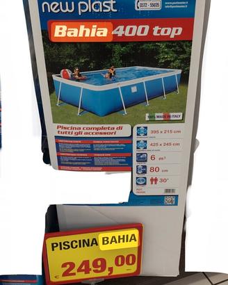 Piscina  Fuori terra Bahia 400 Top  395x215x80 cm