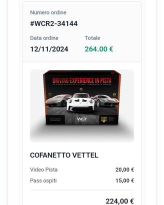 COFANETTO AUTO DI LUSSO