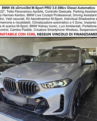 BMW X6 XDrive30d M-Sport PRO Tetto Apribile C22" 