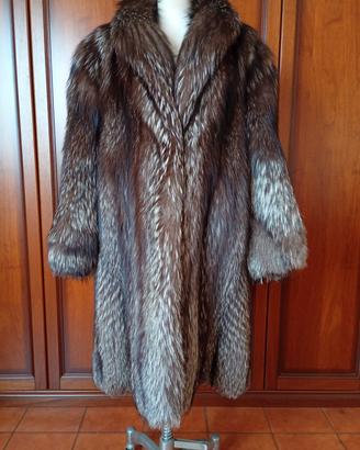 Pelliccia vintage volpe Argentata 