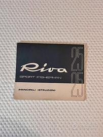 Uso e manutenzione riva 25