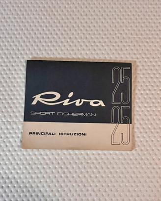 Uso e manutenzione riva 25
