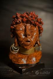 Scultura donna africana