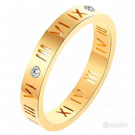 gioielli Anello 87974 oro laccato 18k mis. 7,5