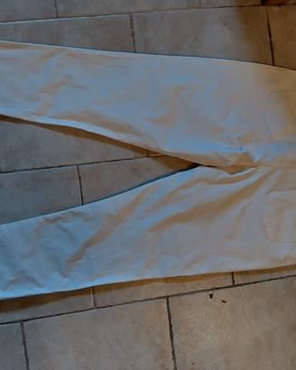 pantaloni bianchi donna taglia m