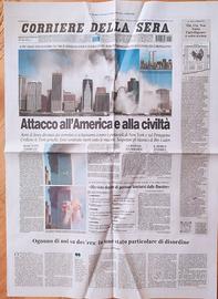Copia prime pagine Corriere della sera