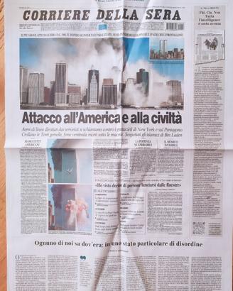 Copia prime pagine Corriere della sera