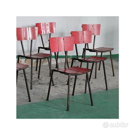 Sedie amaranto (set 8pz)