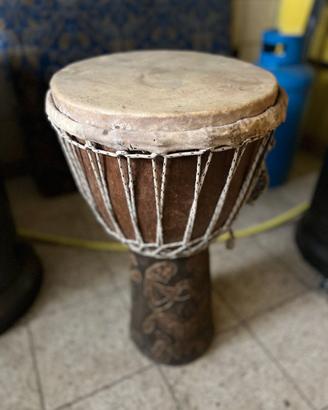 Djembe Africano Anni '70 — Vera Pelle