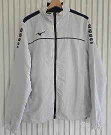 Tuta sportiva Mizuno bianca e blu – taglia M
