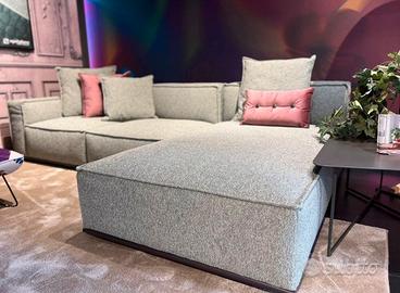 Divano In Buckle Lavabile e Sfoderabile verde