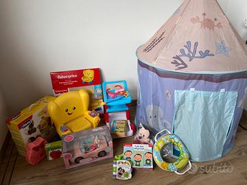 Giochi vari+ riduttore wc+ alzatina sedia
