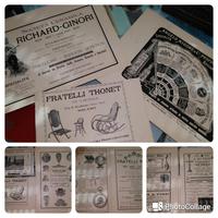 Pubblicità primo '900 inserto editoriale originale