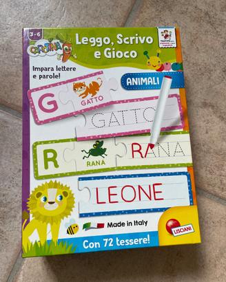 Gioco Lisciani Leggo scrivo gioco