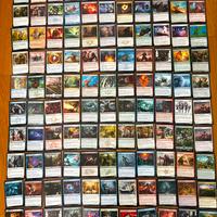 Lotto 110 carte Magic The Gathering.
