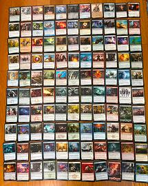 Lotto 110 carte Magic The Gathering.