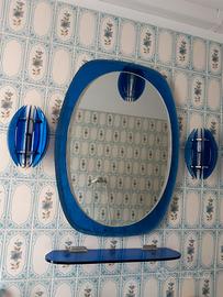 Set accessori bagno in cristallo manifattura Veca