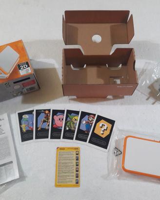 New Nintendo 2ds XL arancione/bianco ITA COMPLETA