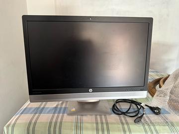 Monitor hp e240c con microfono e webcam