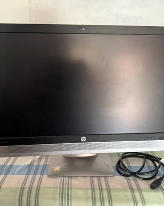 Monitor hp e240c con microfono e webcam