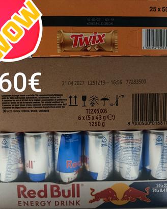 lotto snack e bibite 